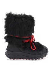 Moncler grenoble faux fur trailgrip snow boots