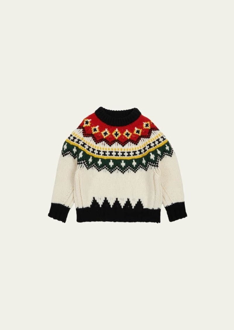 Moncler Grenoble Girl's Grenoble Wool Sweater  Size 4-6