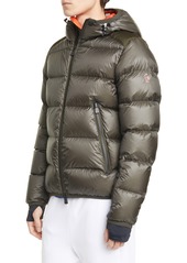 Moncler Grenoble Hintertux Hooded Down Jacket in Olive at Nordstrom