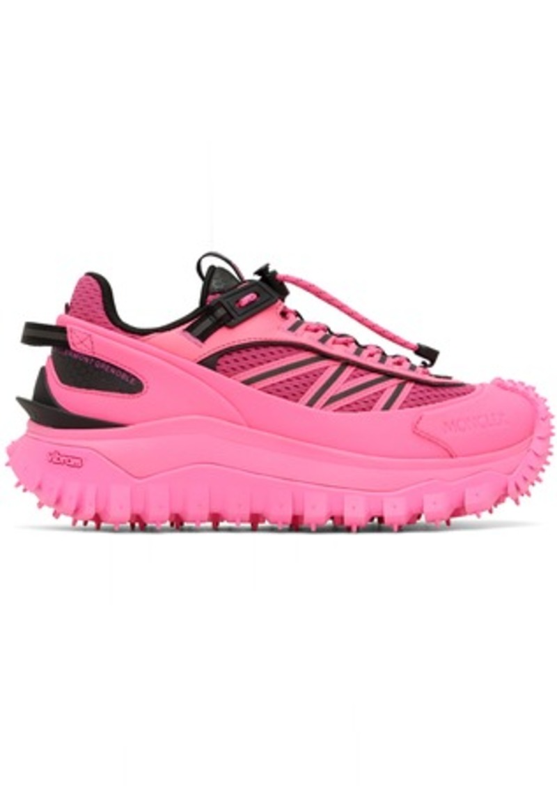 Moncler Grenoble Pink Trailgrip GTX Sneakers