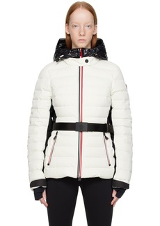 Moncler Grenoble White Bruche Down Jacket