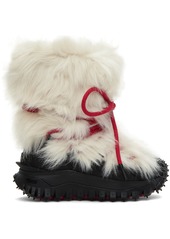 Moncler Grenoble White Trailgrip Apres Boots