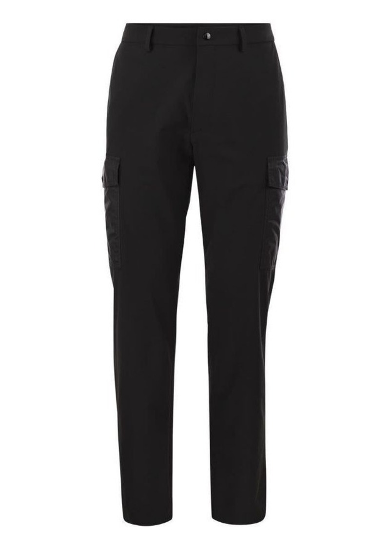 MONCLER Jersey cargo trousers