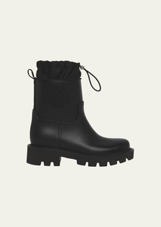 Moncler Kickstream Leather Rain Ankle Booties