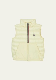 Moncler Kid's Apatou Quilted Down Vest  Size 8-14