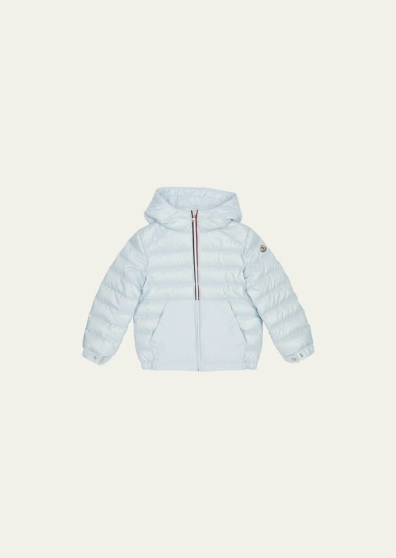 Moncler Kid's Masserau Hooded Puffer Jacket  Size 8-14