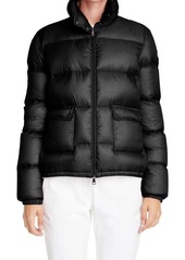Moncler Lannic Water Resistant Lightweight Down Puffer Jacket in Black at Nordstrom