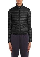 Moncler Lans Channel Quilted Down Moto Jacket