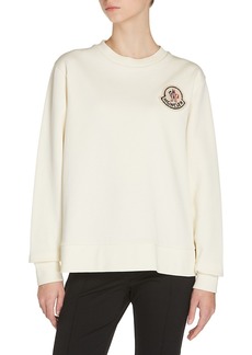 Moncler Logo Patch Crewneck Sweatshirt