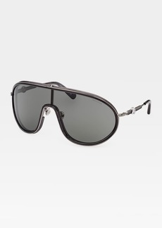 Moncler Men's Vangarde Metal Shield Sunglasses