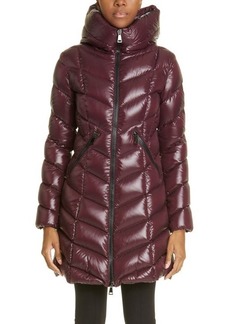Moncler Marus Quilted Down Hooded Puffer Coat