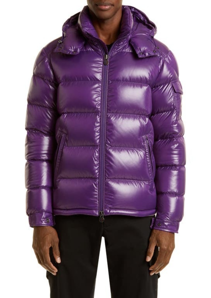 maya lacquered down jacket