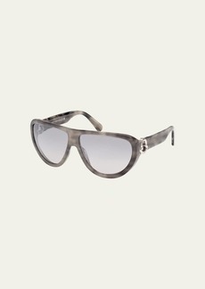 Moncler Men's Anodize Aviator Sunglasses