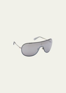Moncler Men's Avionn Metal Shield Sunglasses