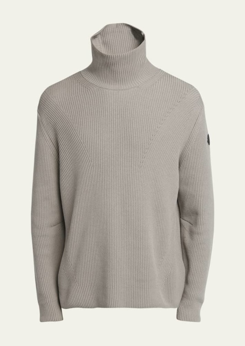 Moncler Men's Cotton Turtleneck Sweater