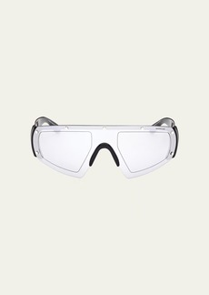 Moncler Men's Cycliste Plastic Shield Sunglasses