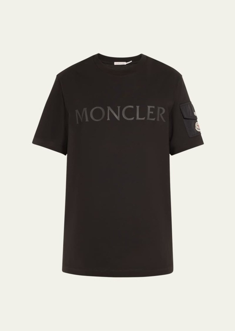 Moncler Men's Laminated Logo T-Shirt