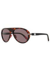 Moncler Men's Navigaze Sunglasses ML0240 52E Red Havana 57mm