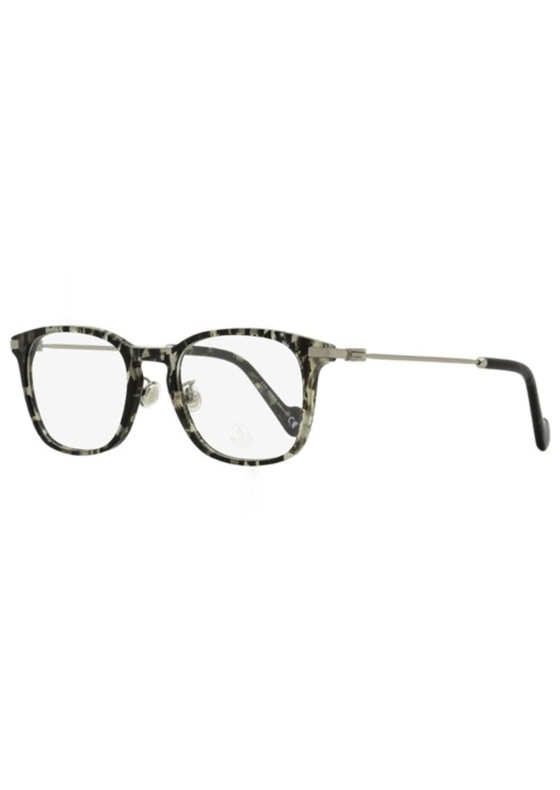 Moncler Men's Rectangular Eyeglasses ML5078D 056 Gray Havana 53mm