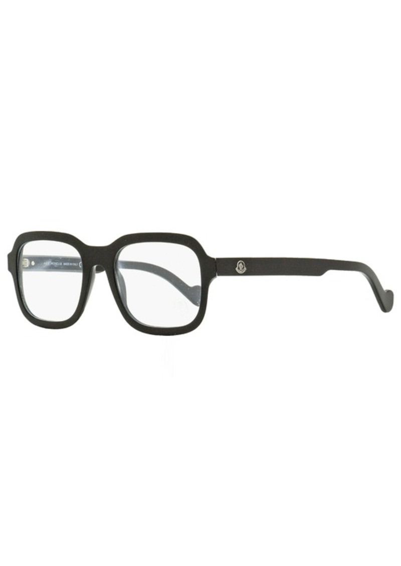 Moncler Men's Rectangular Eyeglasses ML5100 001 Black 56mm