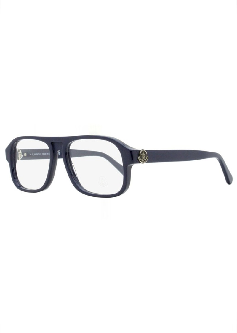 Moncler Men's Rectangular Eyeglasses ML5198 090 Blue 54mm