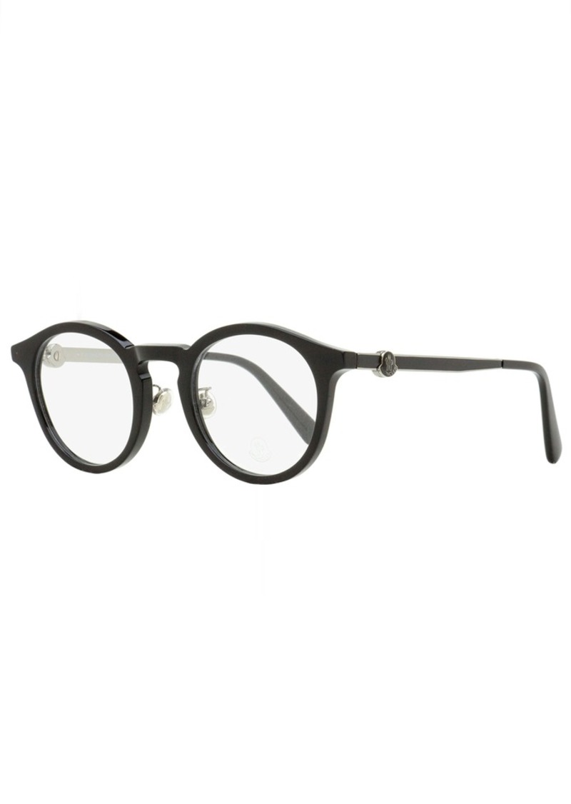 Moncler Men's Round Eyeglasses ML5175H 001 Black 49mm