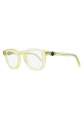 Moncler Men's Thick Rimmed Eyeglasses ML5195 057 Light Amber 48mm