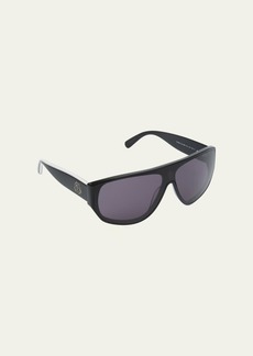 Moncler Men's Tronn Acetate Shield Sunglasses