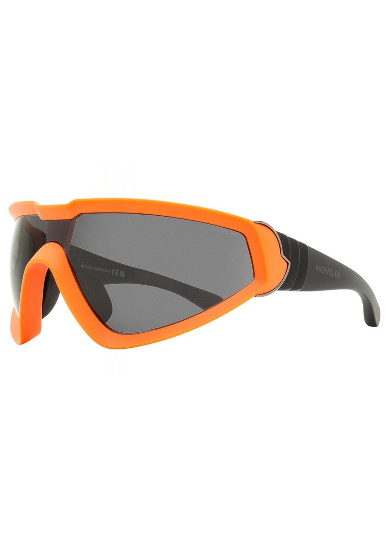 Moncler Men's Wrapid Sunglasses ML0249 43A Matte Orange/Black 0mm