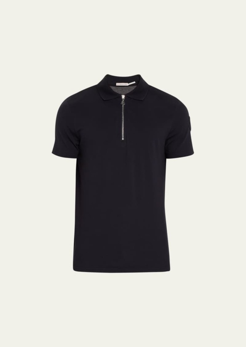 Moncler Men's Zip Polo Shirt