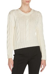 Moncler Merino Wool Cable Knit Sweater