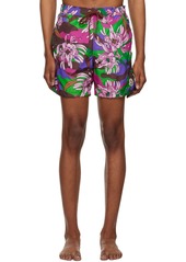 Moncler Multicolor Printed Swim Shorts