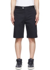 Moncler Navy Cotton Shorts