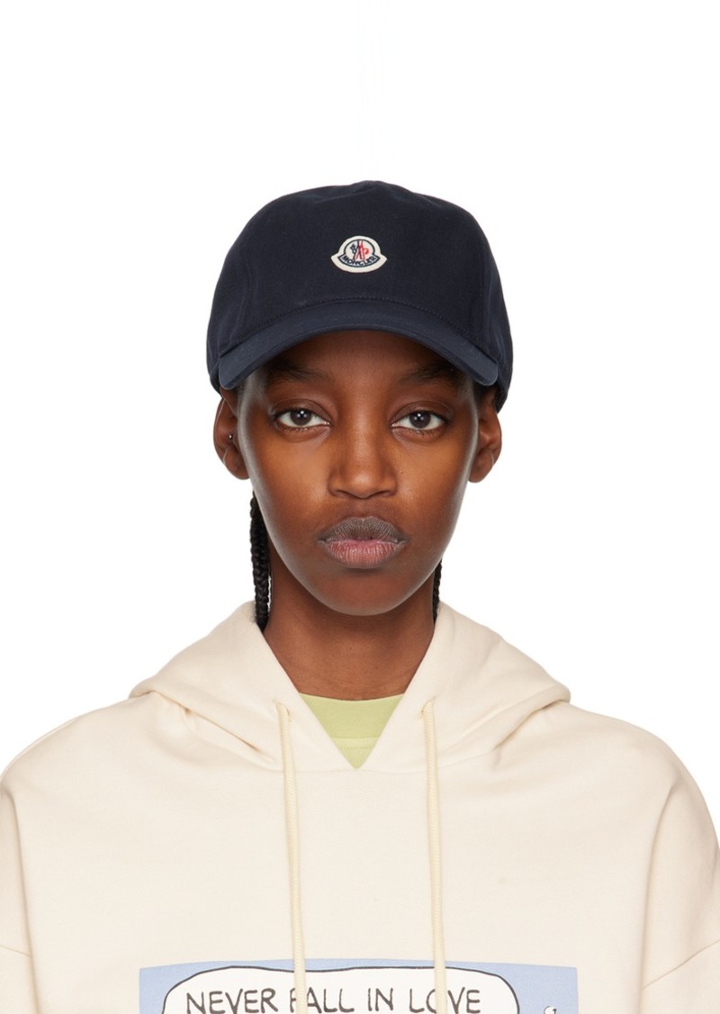 Moncler Navy Logo Cap