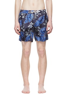 Moncler Navy Polyester Swimsuit