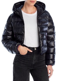 Moncler Nere Hooded Puffer Jacket