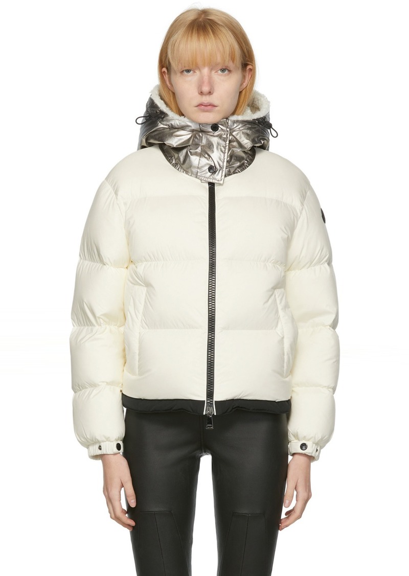 Moncler Off-White Down Bufonie Puffer Jacket
