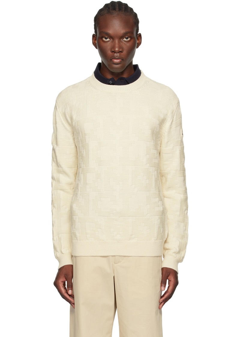 Moncler Off-White Wool Sweater