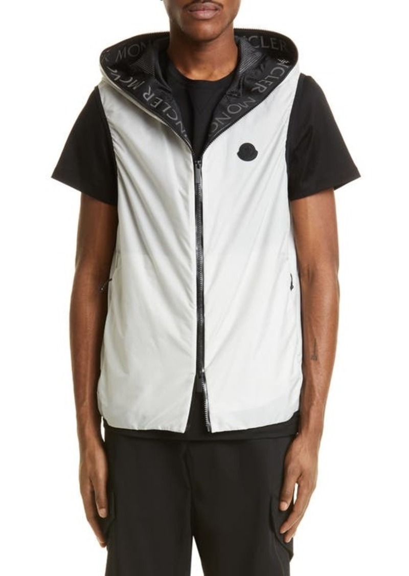 Moncler Pakito Water Repellent Nylon Hooded Vest