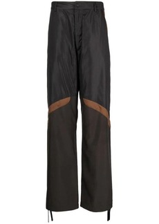 MONCLER panelled straight-leg cargo trousers