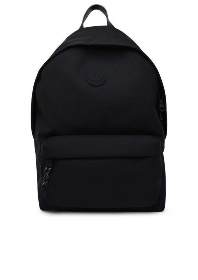 MONCLER Pierrick black nylon backpack