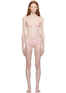 Moncler Pink Cord-Lock Bikini