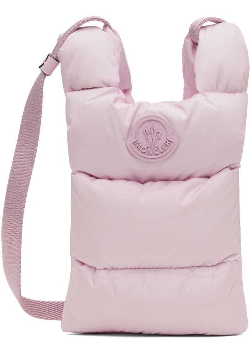 Moncler Pink Down Legere Crossbody Bag