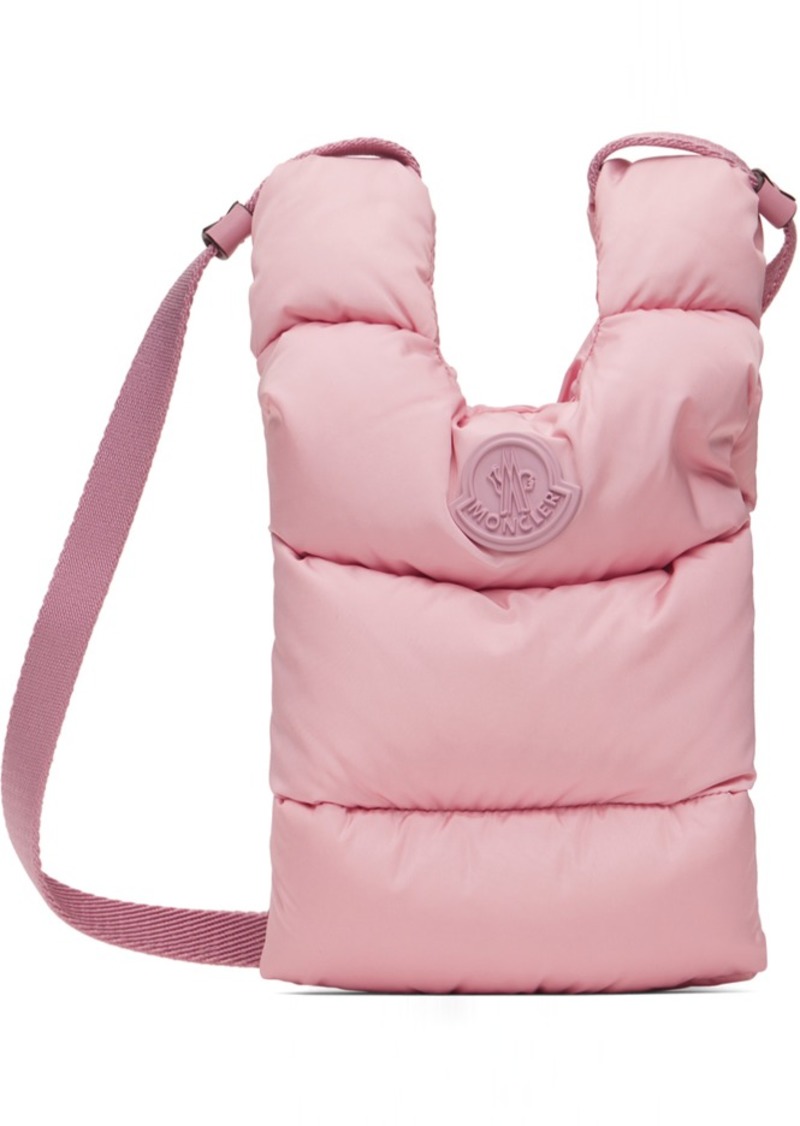 Moncler Pink Legere Down Shoulder Bag