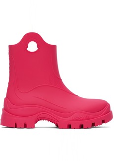 Moncler Pink Misty Rain Boots