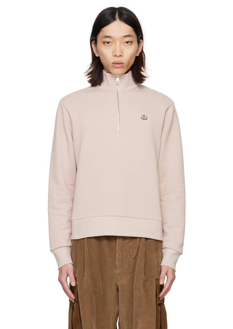 Moncler Pink Patch Sweater