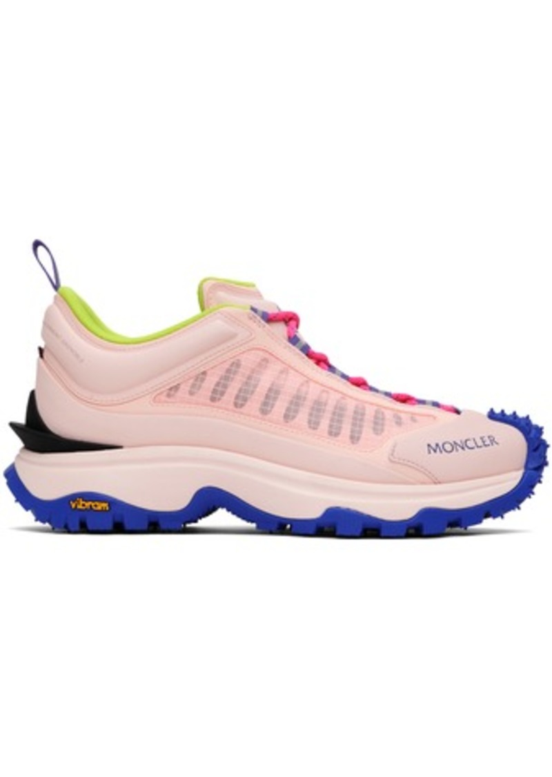 Moncler Pink Trailgrip Lite Sneakers