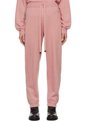 Moncler Pink Wool & Cashmere Lounge Pants