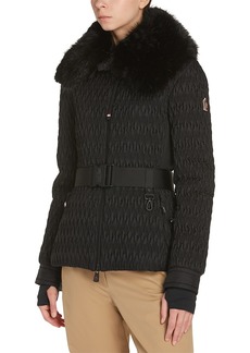 Moncler Plantrey Down Faux Fur Jacket