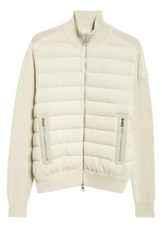Moncler Quilted Down Cardigan